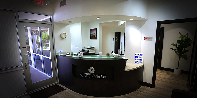 Interior Office Foyer - Orange County Foot & Ankle Huntington Beach